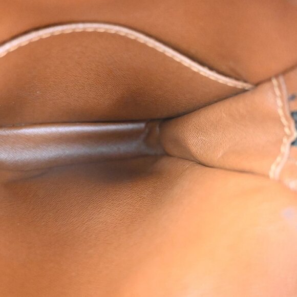 LOUIS VUITTON Danube Shoulder Bag Monogram Leather Brown France - Picture 14 of 16